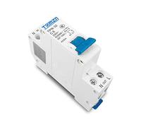 QSCTYG Circuit Breakers TPN 1P+N Mini Circuit Breaker MCB 6A 10A 16A 20A 25A 32A Din Rail Mounting Miniature Household Air Switch (Rated Current : 6A)