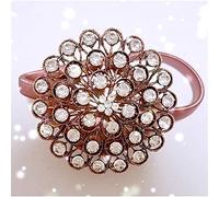 QSCTYG Curtain Tiebacks 4pcs Flower Design Magnetic Curtain Accessories Decorative Window Screening Tieback Retractable Metal Curtains Holder curtain tie back (Color : J, Length : 23 60cm)