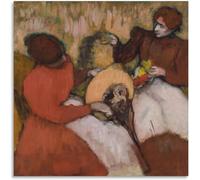 QSDTGHUIKP Edgar Degas The Milliners Room Poster and Prints Vintage Canvas Wall Art Edgar Degas Painting Abstract Picture for Home Decor 50x50cm Frameless