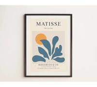 QSDTGHUIKP Henri Matisse Prints The Cut Outs Wall Art Henri Matisse Poster Fashion Painting Modern Canvas Picture for Bathroom Wall Decor 30x45cm Frameless