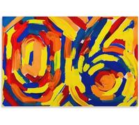 QSDTGHUIKP Modern Jasper Johns Poster Abstract Untitled Wall Art Jasper Johns Prints Pop Jasper Johns Canvas Painting for Home Decor Picture 60x90cm Unframed