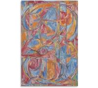QSDTGHUIKP Modern Jasper Johns Poster Abstract Untitled Wall Art Jasper Johns Prints Pop Jasper Johns Canvas Painting for Home Decor Picture 60x90cm Unframed