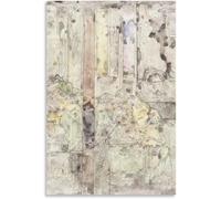 QSDTGHUIKP Modern Jasper Johns Poster Abstract Untitled Wall Art Jasper Johns Prints Pop Jasper Johns Canvas Painting for Home Decor Picture 60x90cm Unframed
