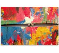 QSDTGHUIKP Modern Jasper Johns Poster Graffiti Street Wall Art Jasper Johns Prints Pop Jasper Johns Canvas Painting for Home Decor Picture 60x90cm Unframed