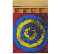 QSDTGHUIKP Modern Jasper Johns Poster Graffiti Street Wall Art Jasper Johns Prints Pop Jasper Johns Canvas Painting for Home Decor Picture 60x90cm Unframed