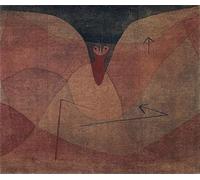 QSDTGHUIKP Paul Klee Poster Paul Klee Prints Abstract《bird evolution》Canvas Painting Aesthetic Wall Art for Living Room Wall Picture Decor 30x45cm Frameless