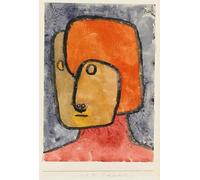 QSDTGHUIKP Paul Klee Poster Paul Klee Prints Abstract《Pretender》Canvas Painting Aesthetic Wall Art for Living Room Wall Picture Decor 40x65cmx1 Frameless