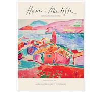 QSDTGHUIKP The Roofs of Collioure Poster by Henri Matisse Canvas Wall Art Vintage Prints Henri Matisse Painting for Home Picture Decor 40x65cmx1 Frameless