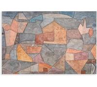 QSDTGHUIKP Village Among Rocks by Paul Klee Painting Aesthetic Wall Art Paul Klee Poster and Prints Surrealism Picture for Living Room Decor 70x50cm Frameless