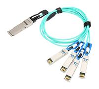 QSFP28 to 4 SFP28 100G High Speed Optical Cable, High Performance Chips, 1M Transmission Distance, Fast and Stable Signals, AOC Active Optical Cable for Widely Compatible