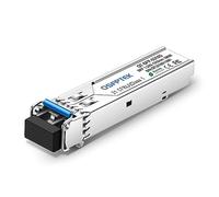 QSFPTEK 1.25G Gigabit SFP Module, 1000BASE-LX/LH 1310nm 10km DDM Single-Mode LC Mini-GBIC Transceiver for HP J4859A/J4859C/J4859B