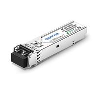 QSFPTEK 1000BASE-SX Gigabit SFP Module, 1.25G 850nm 550m DDM Multimode LC Mini-GBIC Transceiver for Cisco GLC-SX-MMD/GLC-SX-MM, Ubiquiti UF-MM-1G, Netgear, Mikrotik