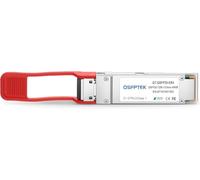 QSFPTEK 100GBASE-ER4 and 112GBASE-OTU4 QSFP28 Dual Rate 1310nm 40km LC Duplex SMF DDM Optical Transceiver Module Compatible Intel QSFP-100/112G-ER4