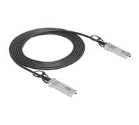 QSFPTEK 10G SFP+ DAC Cable, 3m (10ft) 10GBASE-CU Passive Direct Attach Copper Twinax Cable for Cisco SFP-H10GB-CU3M, Ubiquiti, D-Link, Netgear,Open Switch Devices