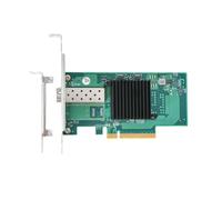 QSFPTEK 10G SFP+ Network Card for Intel X520-DA1, 10Gb SFP+ Single-Port Ethernet PCIE Card with Intel 82599EN Chip, PCIe 2.0x8 LAN NIC Card for Windows 11/10/8/7/Linux/Vmware(White/Black Heat Sink)