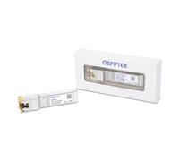 QSFPTEK - + - , 10gagbit SFP Copper Module, Mini Gbic Network Ethernet to Fiber Compatible with Ubiquiti UF-RJ45-10G, Fortinet, and Open Switch