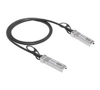 QSFPTEK 10Gb/s SFP+ DAC Cable 0.5 Meters (0.5M), 10GBASE-CU Passive Direct Attach Copper Twinax SFP+ Cable for Cisco SFP-H10GB-CU50CM, Ubiquiti, D-Link, Supermicro, Netgear, Mikrotik