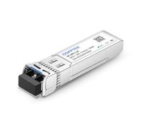 QSFPTEK 10GBASE-LR SFP Module, SFP+ 1310nm 10km Duplex LC SMF DOM Optical Networking Transceivers, MINI GBIC Compatible SFP-10G-LR, and Other Open Switch, 1pc