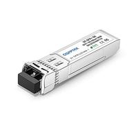 QSFPTEK 1Pack 10GBASE-SR SFP+ Transceiver LC Mini-GBIC Multimode 850nm, 300M, DDM 10G SFP+ Module for Cisco SFP-10G-SR, Ubiquiti UF-MM-10G, Netgear, Mikrotik, D-Link, Supermicro