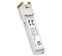 QSFPTEK 2.5GBASE-T SFP to RJ45 Transceiver, 2.5G Copper Module Mini-GBIC Transceiver Compatible for Cisco SFP-2.5G-T, Ubiquiti,MikroTik,TP-Link Switch or Router up to 100m (Only Support 2.5G SFP Port)