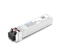 QSFPTEK 25G DWDM SFP28 LR C26 1556.55nm 100GHz 10km DDM Duplex LC/UPC SMF Optical Transceiver Module Compatible Cisco C26 DWDM-SFP25G-56.55