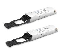 QSFPTEK 40GBASE-CSR4 Optical Transceiver QSFP+ 850nm 400m DOM MTP/MPO MMF Module For Cisco QSFP-40G-CSR4-2Pack