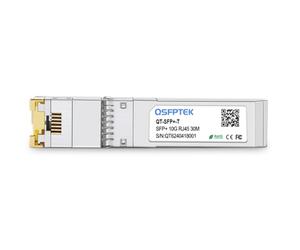 QSFPTEK Newest 10GBASE-T SFP+ RJ45 Transceiver up to 30 m, 10G SFP+ to RJ45 Module Copper Mini-GBIC with Realtek Chip for Cisco SFP-10G-T-S, Ubiquiti UF-RJ45-10G, D-Link, Supermicro Other Switches