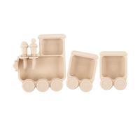 Qshare 5 Pack Suction Baby Plate and Bowl Set with Fork Spoon,Silicone Baby Suction Plates for Toddler Kids Self Feeding, Stay Put Divided Feeding Weaning Plates for High Chair Tray (B, Beige)