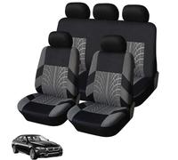 QSJKLC Car Seat Cover for Renault Master Mk3, Car Seat Dustproof Cover, Car Seat Protector Set, Auto Interior Accessories Anti-fouling,5 Seats-Grey