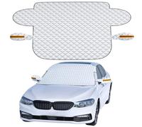 QSJKLC Car Windshield Frost Cover, For Ford Transit Courier I 2014-2024 Winter Windscreen Protector, Heavy Duty Ultra Thick Protective Windscreen Cover ,B-BIG