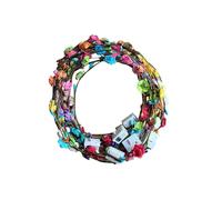 QSJQllo 30 Pcs LED Flower Crowns Headbands,Light up Headbands For Women,Glow in The Dark Headband,Diademas Con Luces Led Para Fiestas,Glow Headbands,Light up Crown，Diademas Con Luces Led Para Fiestas