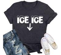 Qskall Pregnancy Reveal T Shirts for Women Mom to Be Shirt Baby Loading Please Wait Tee Tops Grey