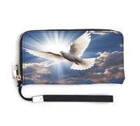 QSKDLAC Rfid Wallet Women Personalized Bowling Long Clutch Wallet Card Wallets For Women Men, dove, 20.0*10.5cm, Modern