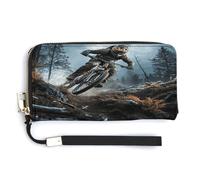 QSKDLAC Rfid Wallet Women Personalized Dart Board Long Clutch Wallet Card Wallets For Women Men, Tournament, 20.0*10.5cm, Modern