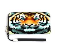 QSKDLAC Rfid Wallet Women Personalized Retro Canada Banner Long Clutch Wallet Card Wallets For Women Men, Little fat tiger, 20.0*10.5cm, Modern