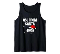 QSL from Santa Ham Radio Christmas - Amateur Airwaves Fun Tank Top