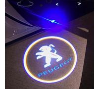 QSLLLY 2 Pcs Car Welcome Door Light for PEUGEOT RCZ 2010,LED Projector Door Shadow Light Car Door Step Courtesy Welcome Lights Decorative Accessories