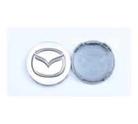 QSLLLY 4 Pcs Car Hub Centre Caps for Mazda MX5 60mm Wheel Center Caps Cover Centre Badge Hubcaps Rim Decoration Emblem Accessories Rims,A