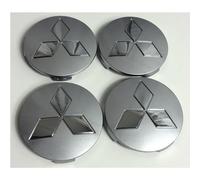 QSLLLY 4 Pcs Car Hub Centre Caps for Mitsubishi 80mm Wheel Center Caps Cover Centre Badge Hubcaps Rim Decoration Emblem Accessories Rims