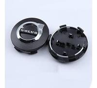 QSLLLY 4 Pcs Car Hub Centre Caps for Volvo V40 V60 V90 S60 S90 XC40 XC60, Wheel Center Caps Cover Rims Hubcaps DustProof Waterproof Rim Decoration Accessories