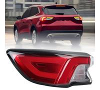 QSLLLY Car Rear Tail light for Ford Escape 2020 2021 2022,LED Rear Tail Light Brake Stop Lamp Tail Fog Lamp Warning Flashing Light Replacement Accessories,Left Outer-normal