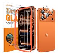 QsmQam 3 Pieces Screen Protector for Phone 2025 Pro Max with Parts Camera Lens Protector