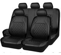 qsms01 Suitable for Nissan X-Trail T32 2014-2020 5-seater car seat covers, comfortable and breathable, easy to clean,A/Black