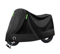 qsms01 Waterproof Motorcycle Cover compatible for Mash Black Seven 125 - Portable, UV Protection, Dustproof, Anti-Rust Motorbike Storage Cover, All-Weather Protection,A/Black