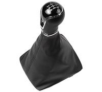 Qsnfda Car Gear Knob for Seat for Leon III 3 MK3 2012-2020 Manual 5/6 Speed Gear Shift Knob Head Lever Stick Pen Leather Gaiter Boot Cover Gear Shift Knob(Type5)