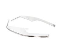 Qsnfda Fog Light Lamp For Hummer For H3 2005-2010 For H3T 2009-2010 Side Tail Mirror Front Rear Covers Chrome Silver Guard Trim Covers House Frame(B)