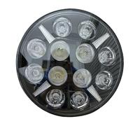 Qsnfda Front Headlight For Jeep For Wrangler JK Car 12V 24V 4WD LED Work Light Front Bumper Headlight Offroad Lights With White/Amber DRL Car Head light(White Halo)