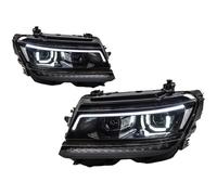 Qsnfda Front Headlight For VW For Tiguan 2017 2018 2019 2020 2021 Car Styling Headlights DRL Hid Head Lamp Angel Eye Bi Xenon Beam Accessories Car Head light(Left Hand Drive)