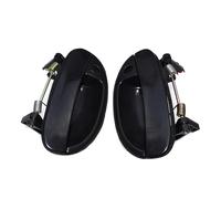 Qsnfda Outer Door Handle for Daewoo for Nubira 2.0L 1999-2002 Front Left Or Right Black Outside Or Chrome Inside Door Handle 96308042 96308043(Outside Front LH RH)