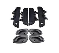 Qsnfda Outer Door Handle for Suzuki for Esteem for Baleno 1995-2001 Grey Black Outside OR Inside Car Door Handle 83110-60G01, 83130-60G01(Grey Black Handle Kit)